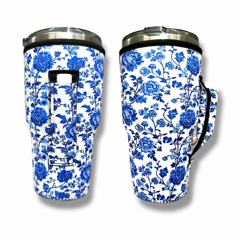 Porcelain Bloom 30oz Tumbler Handler™