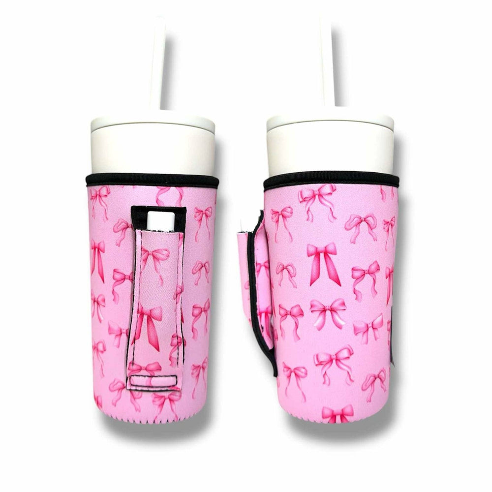 Pink Bows 20oz Large Coffee / Tea / Tumbler Handler™