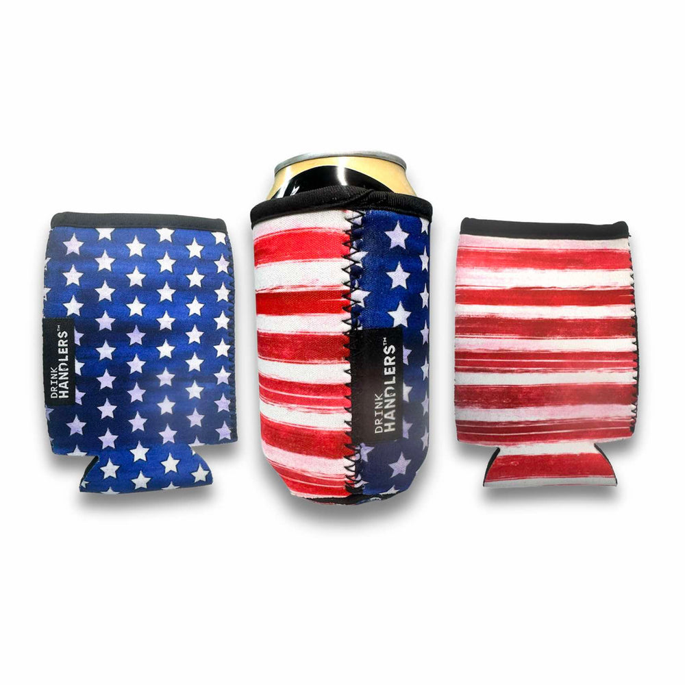 3-Pack 12oz Regular Can Sleeve Merica