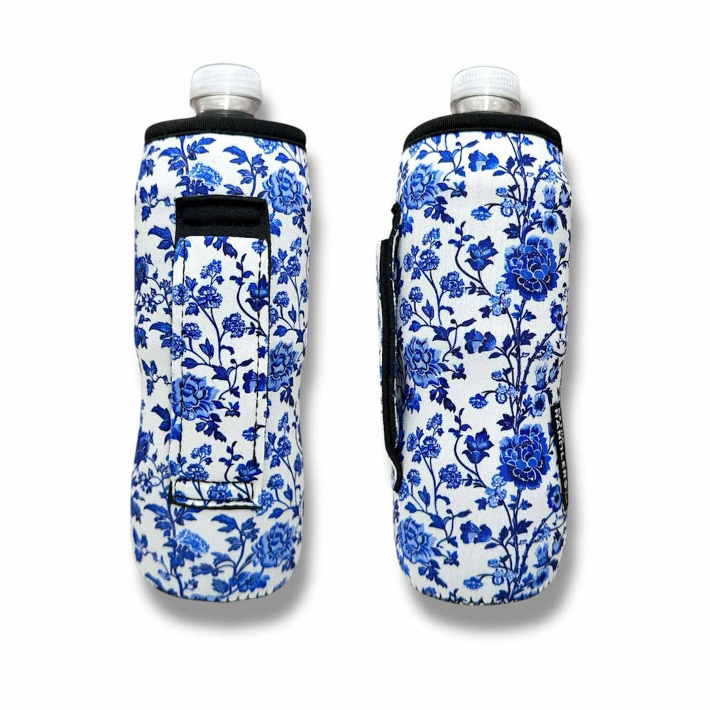 Porcelain Bloom 16 - 24oz Soda & Water Bottle / Tallboy Can Handler™ - Drink Handlers