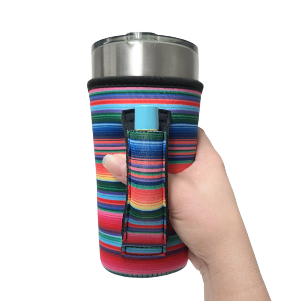 Pink Serape 20oz Large Coffee / Tea / Tumbler Handler™