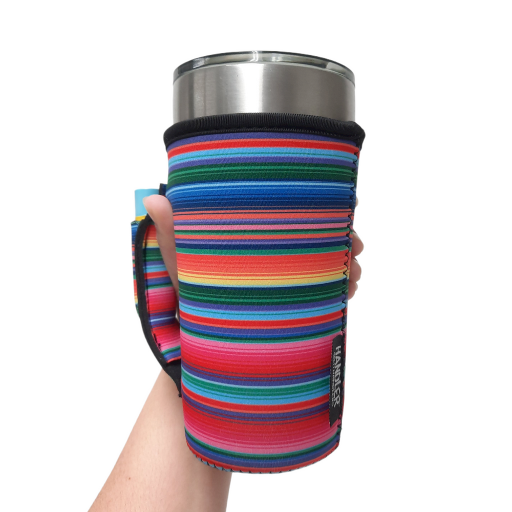 Pink Serape 20oz Large Coffee / Tea / Tumbler Handler™