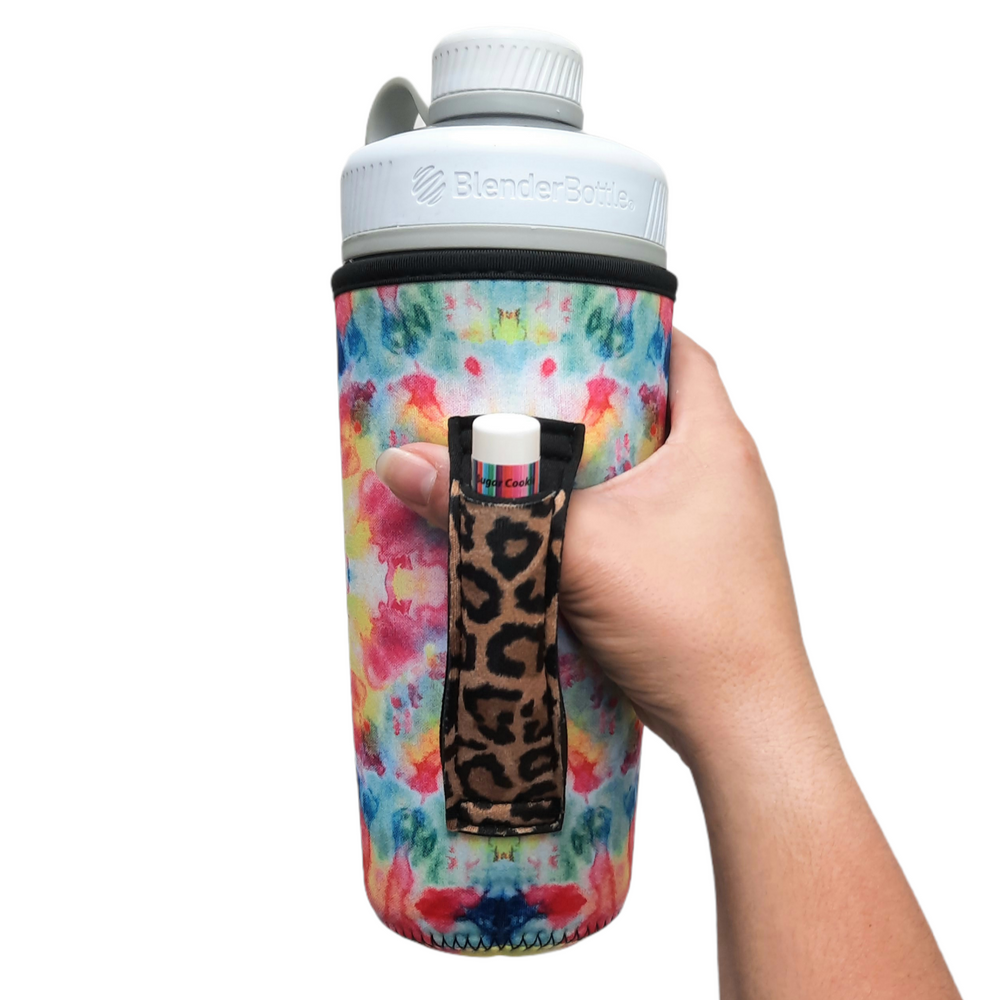 Tie Dye w/ Leopard 30-40oz Tumbler Handler™