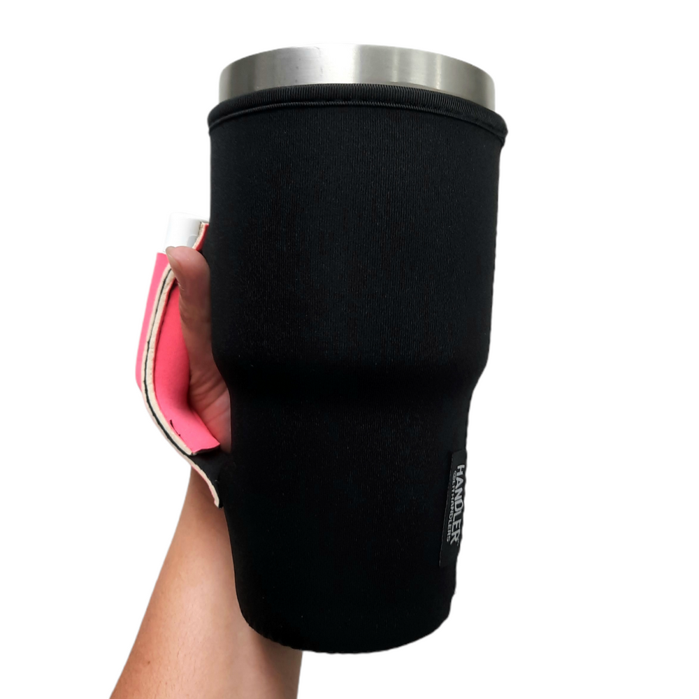 Black w/ Neon Pink 30-40oz Tumbler Handler™