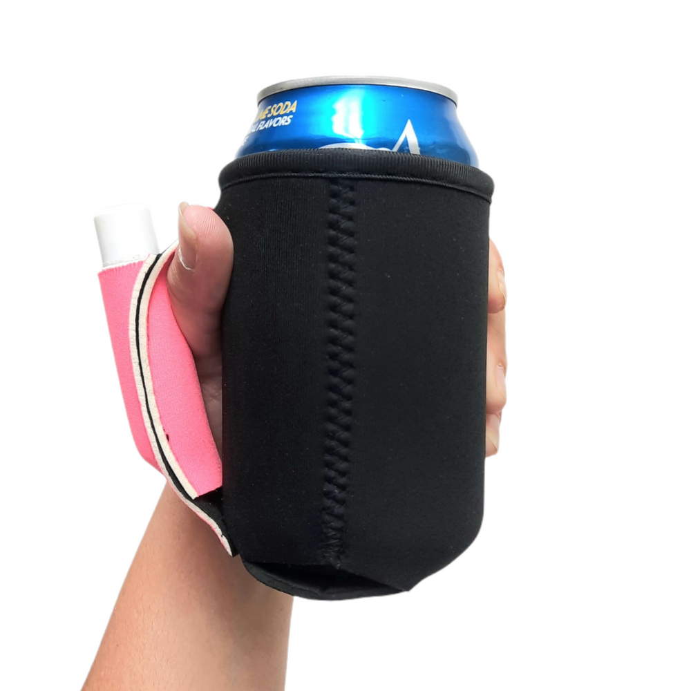 Black w/ Neon Pink 12oz Stubby Can Handler™