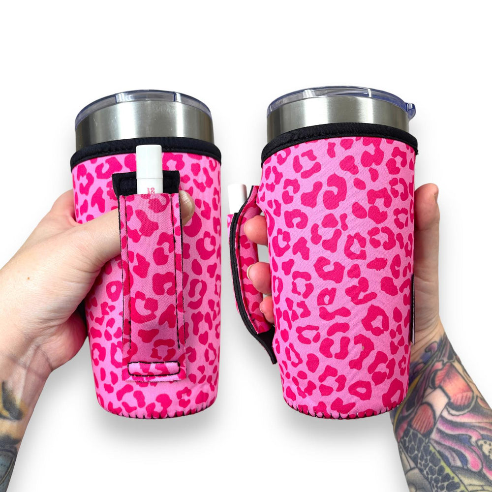 Bubble Gum Kitty 20oz Large Coffee / Tea / Tumbler Handler™