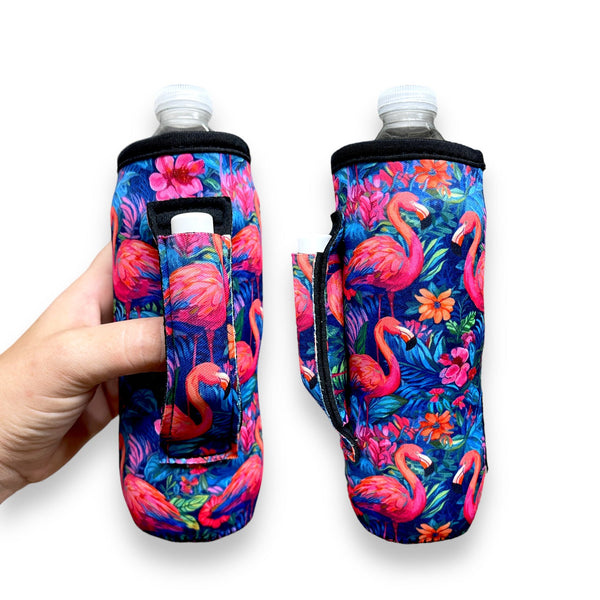 Bright Flamingo 16-24oz Soda & Water Bottle / Tallboy Can Handler™