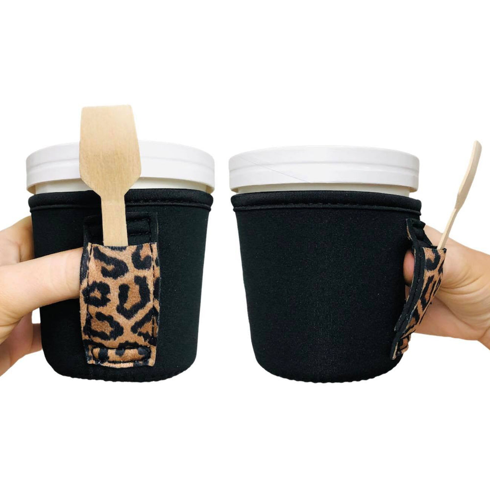 Black w/ Leopard Pint Size Ice Cream Handler™