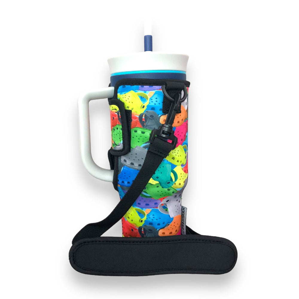 Crocodile 40oz Tumbler With Handle Sleeve