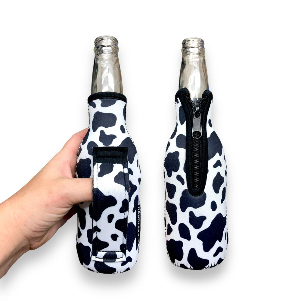 Black and White Cow Print 12oz Bottleneck Handler™