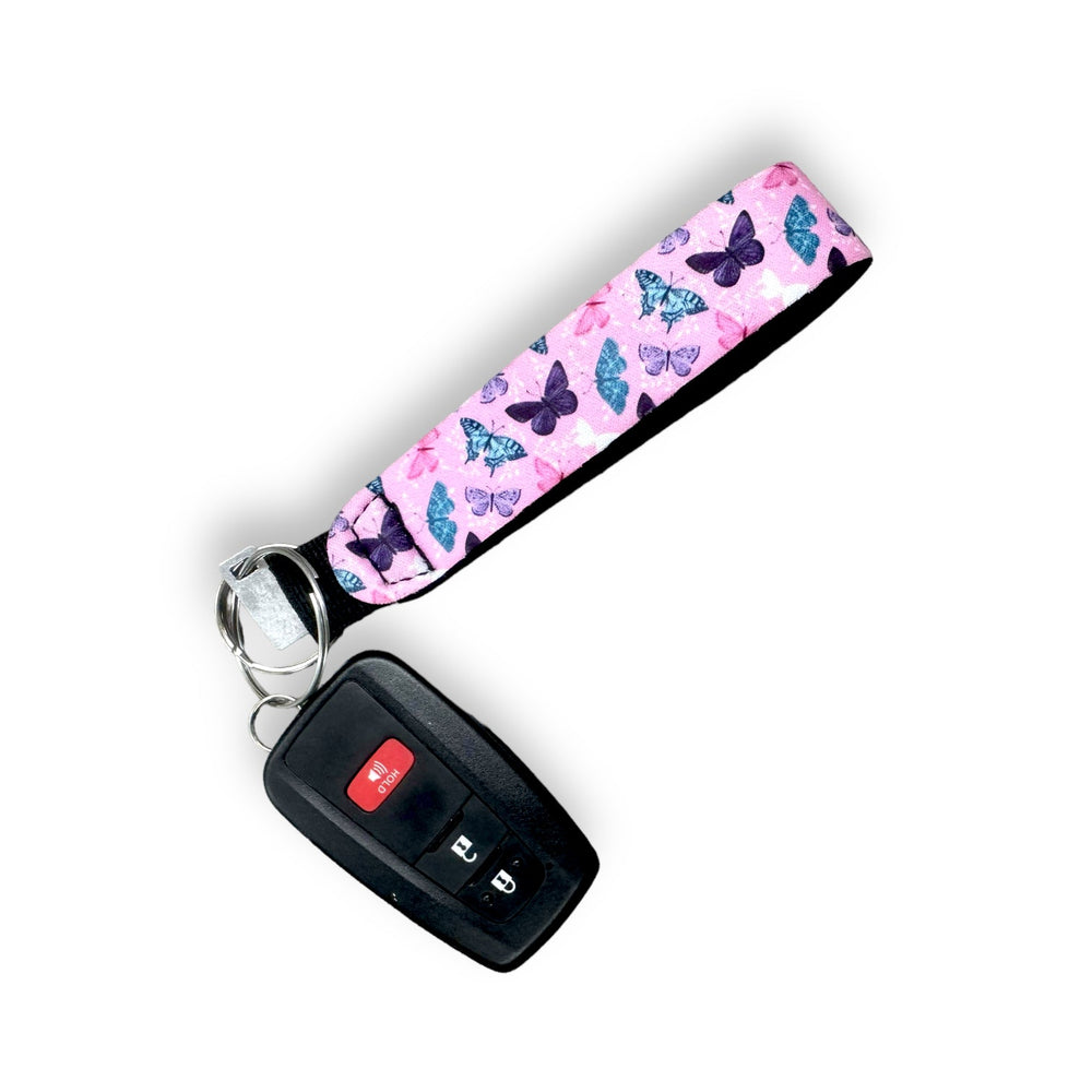 Butterfly Wristlet Keychain