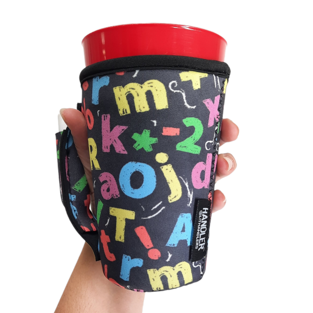 Chalkboard Letters 16oz PINT Glass / Medium Fountain Drinks and Tumbler Handlers™