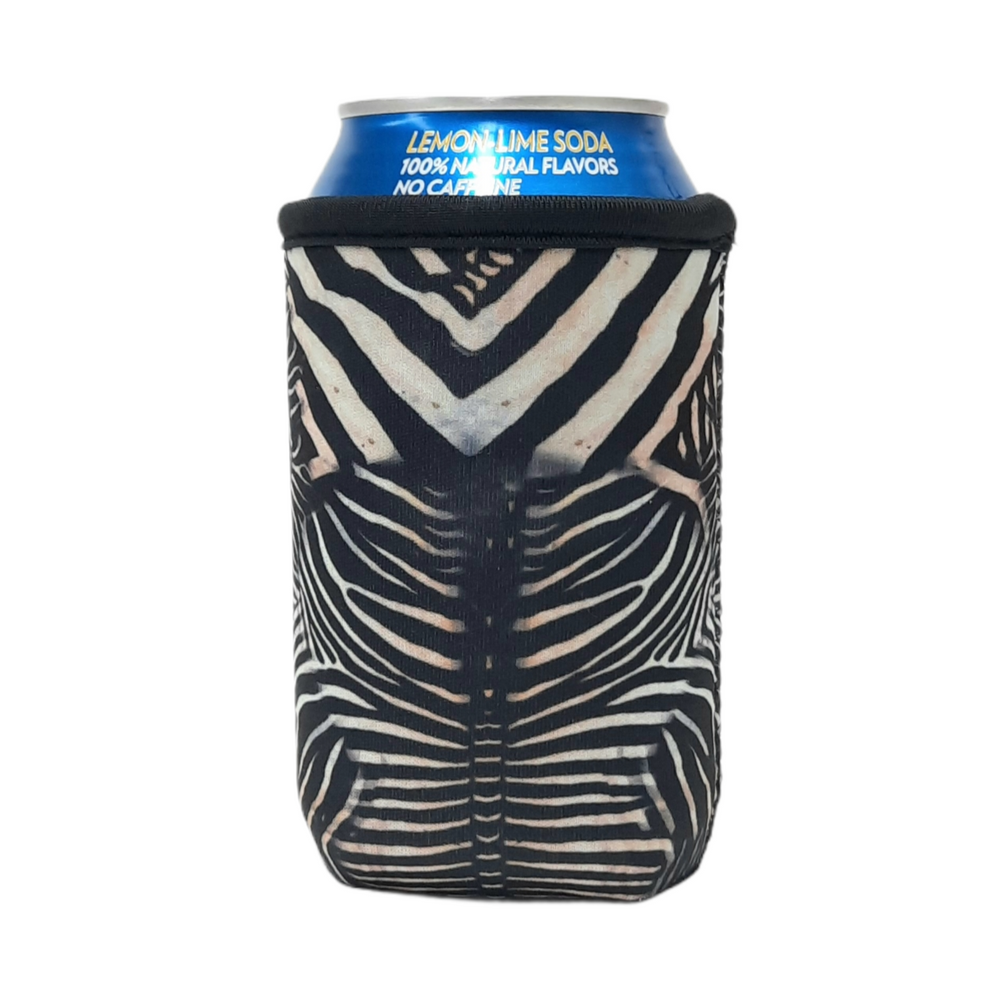 Zebra 12oz Regular Can Cooler