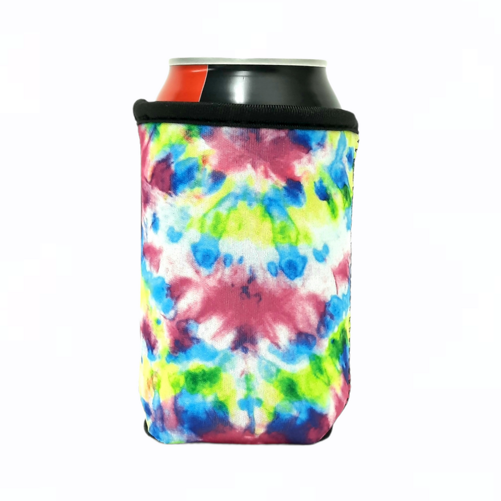 Purple Tie Dye 12oz Regular Can Cooler