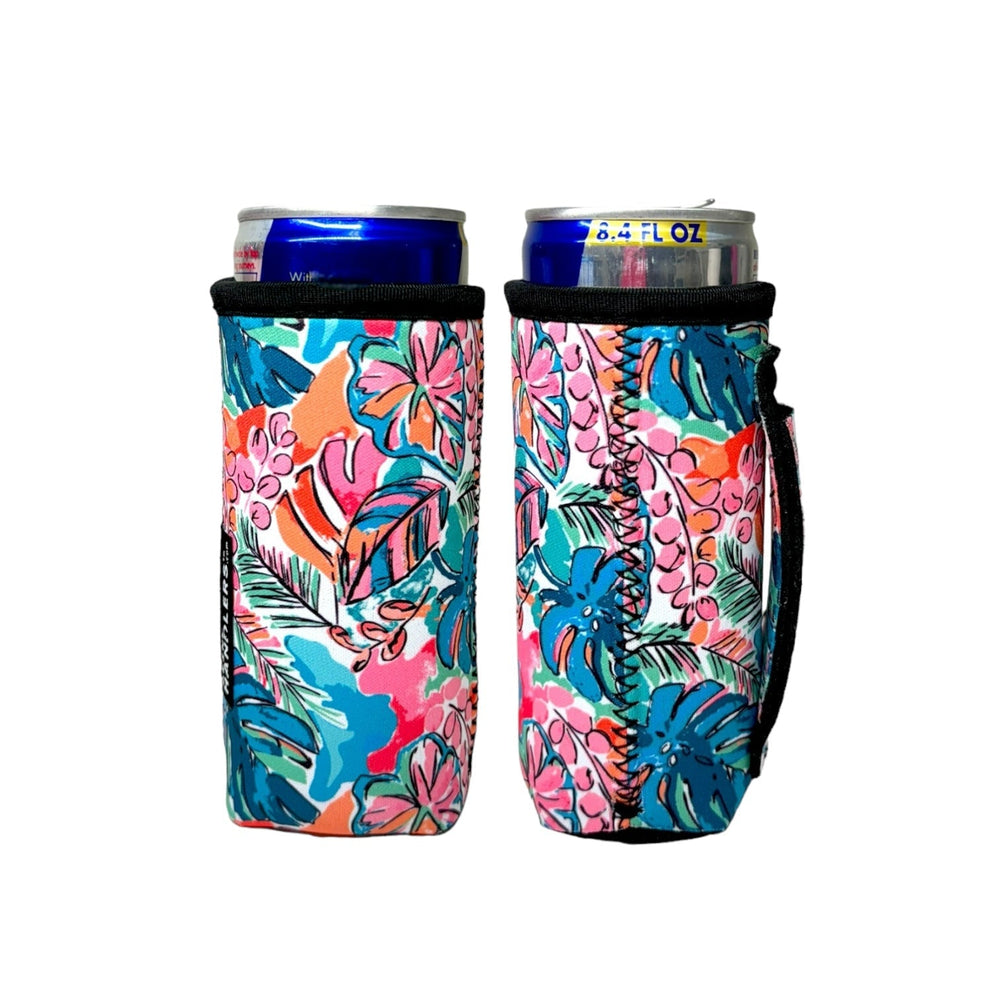 Beach Babe Print 8-10oz Slim Can Handler™ - Drink Handlers