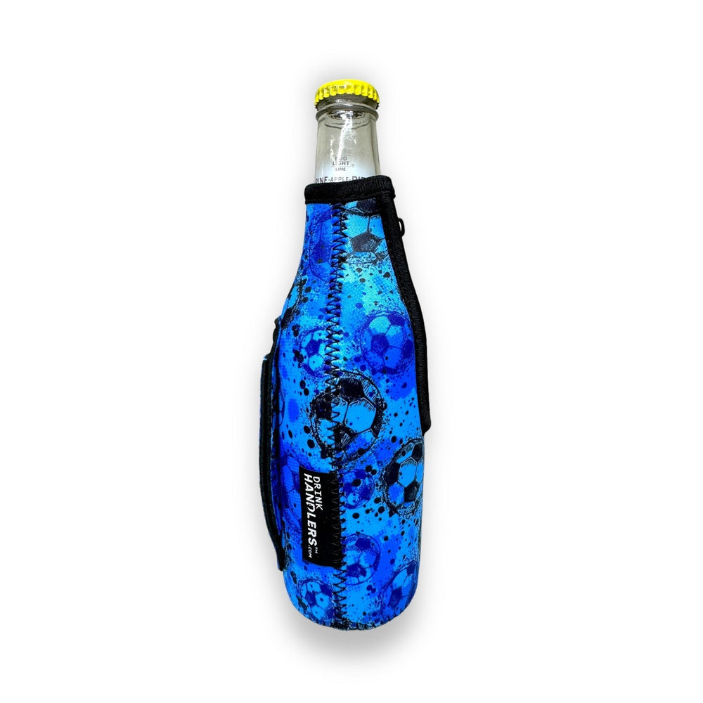 Blue Soccer 12oz Bottleneck Handler™ - Drink Handlers