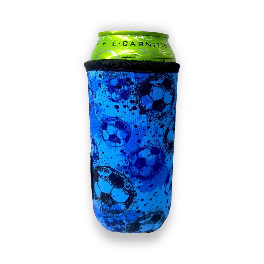 Blue Soccer 16oz Can Handler™ - Drink Handlers