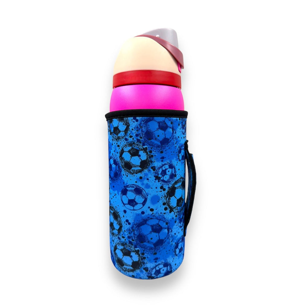 Blue Soccer 30oz Tumbler Handler™ - Drink Handlers