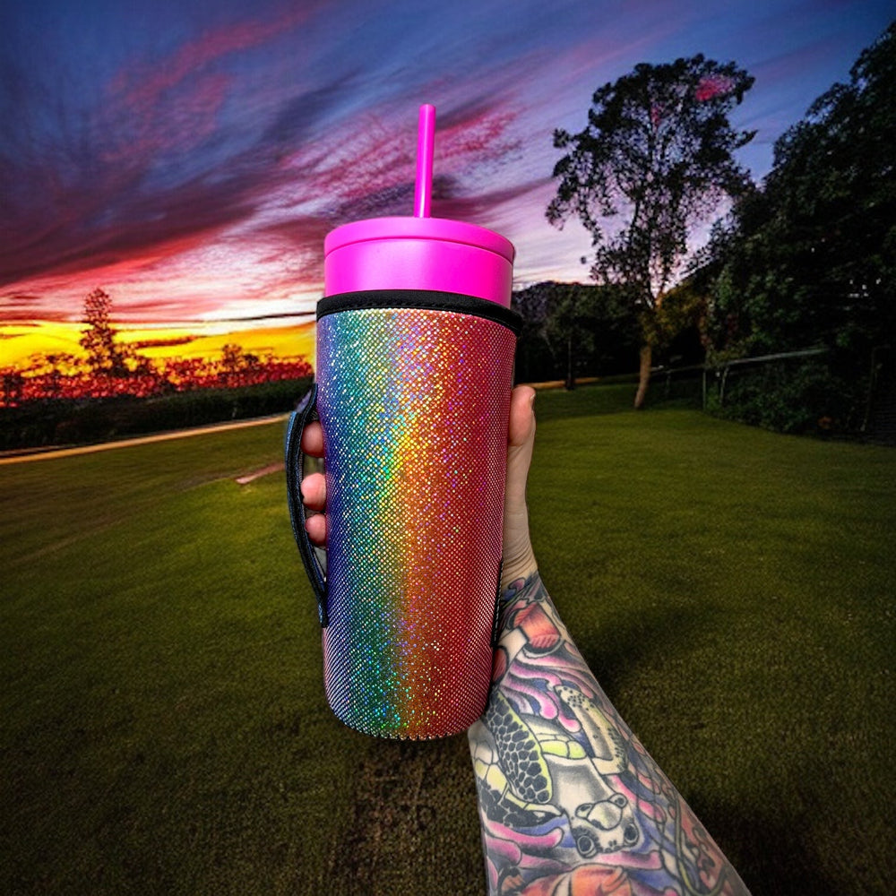 Cosmic Craze 30oz Tumbler Handler™ - Drink Handlers
