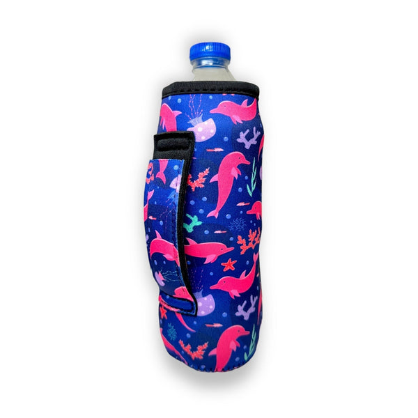Dolphins 16-24oz Soda & Water Bottle / Tallboy Can Handler™ - Drink Handlers