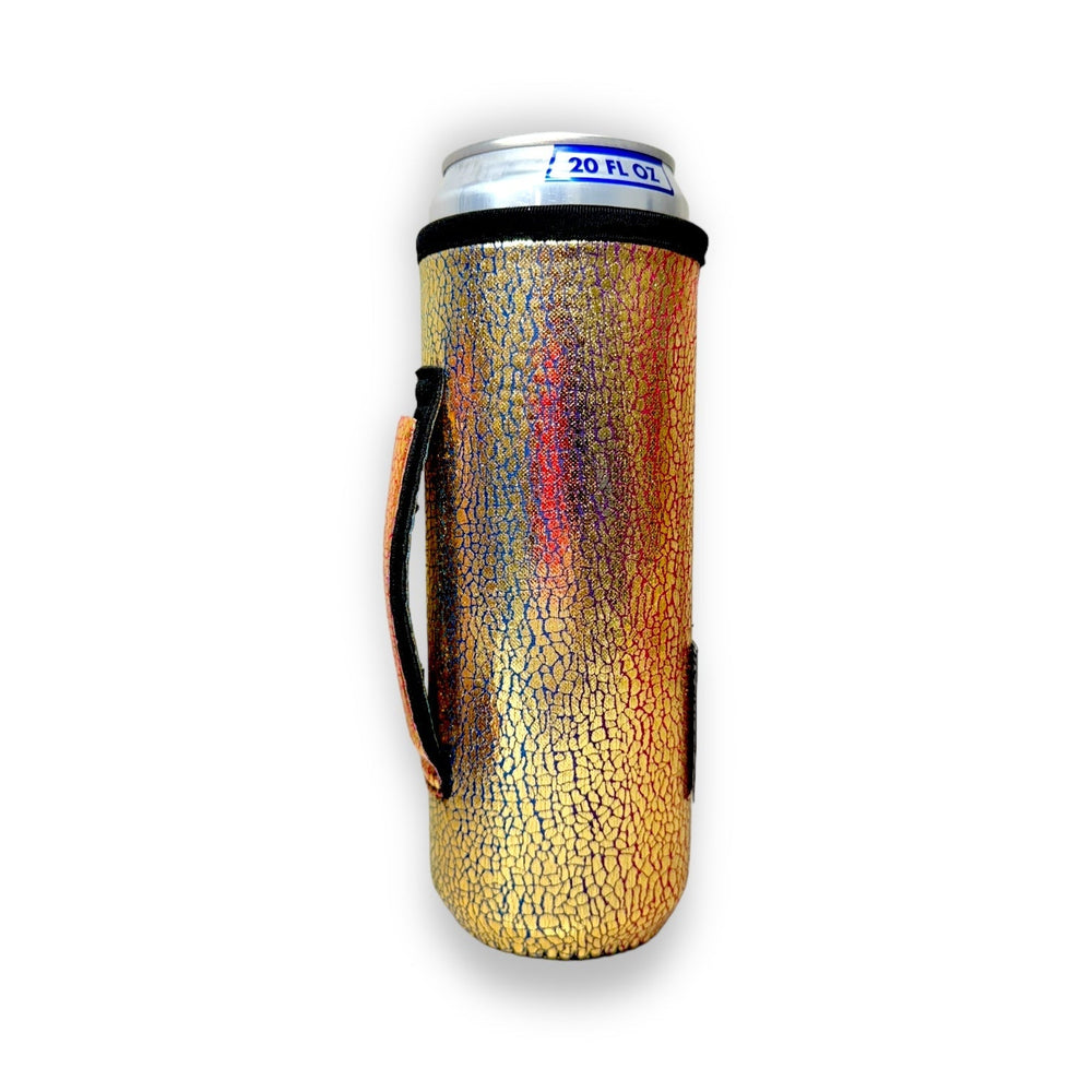 Glimmering Gold 16-24oz Soda & Water Bottle / Tallboy Can Handler™ - Drink Handlers