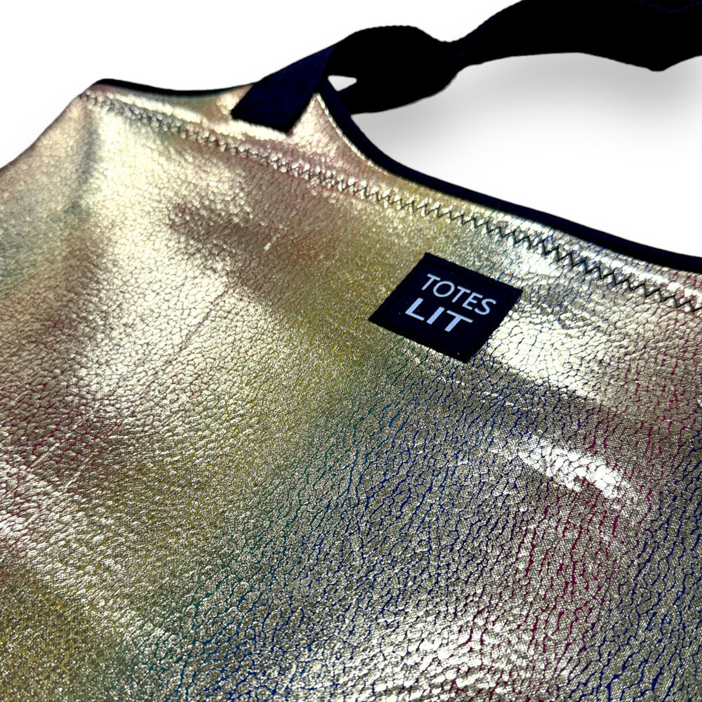 Glimmering Gold Neoprene Tote - Drink Handlers