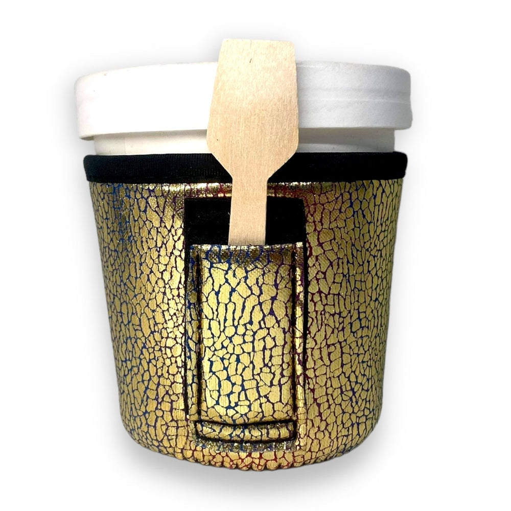Glimmering Gold Pint Size Ice Cream Handler™ - Drink Handlers