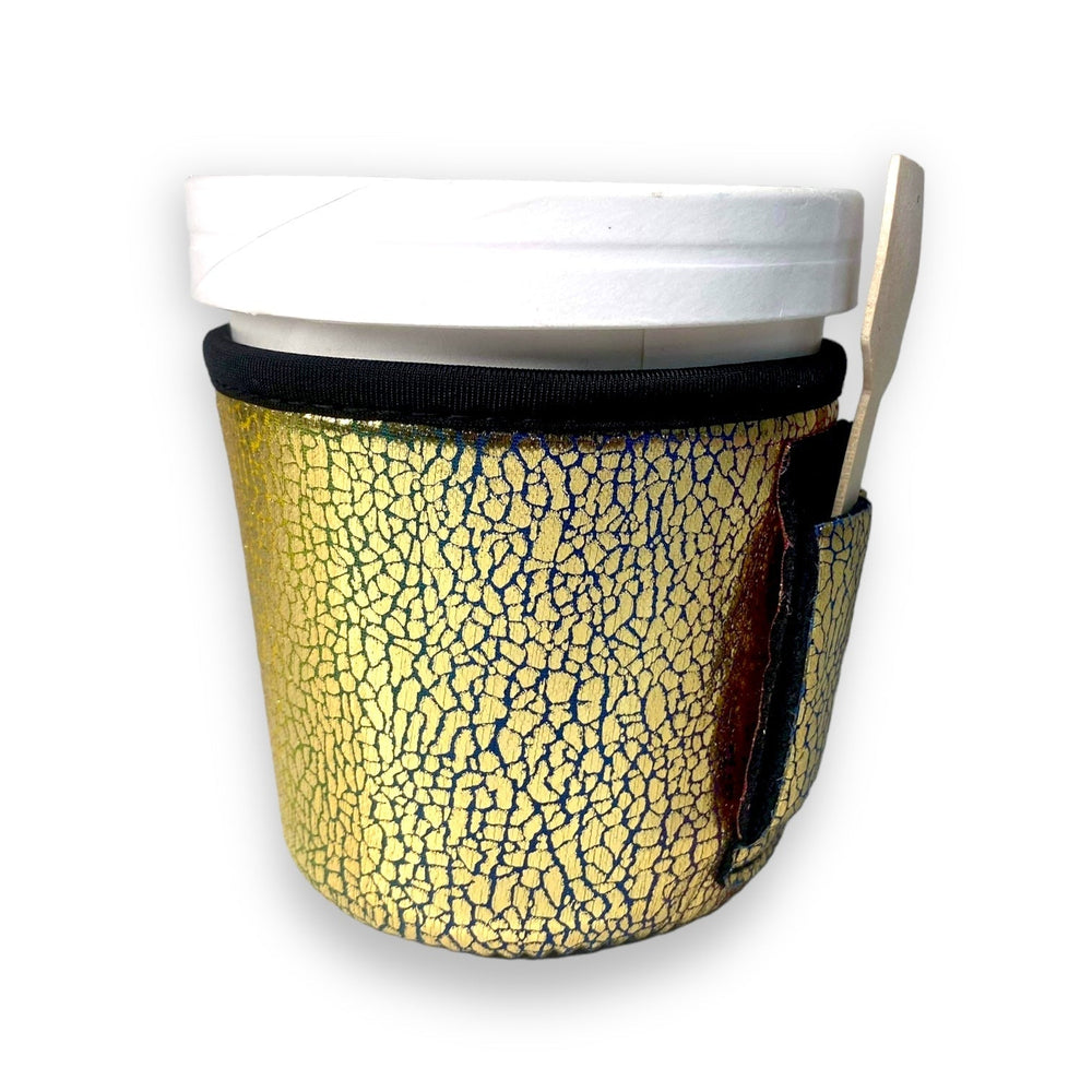 Glimmering Gold Pint Size Ice Cream Handler™ - Drink Handlers