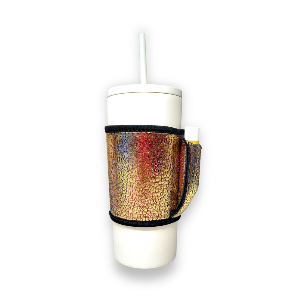 Glimmering Gold Small / Medium Bottomless Handler™ - Drink Handlers