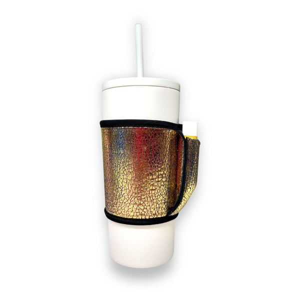 Glimmering Gold Small / Medium Bottomless Handler™ - Drink Handlers