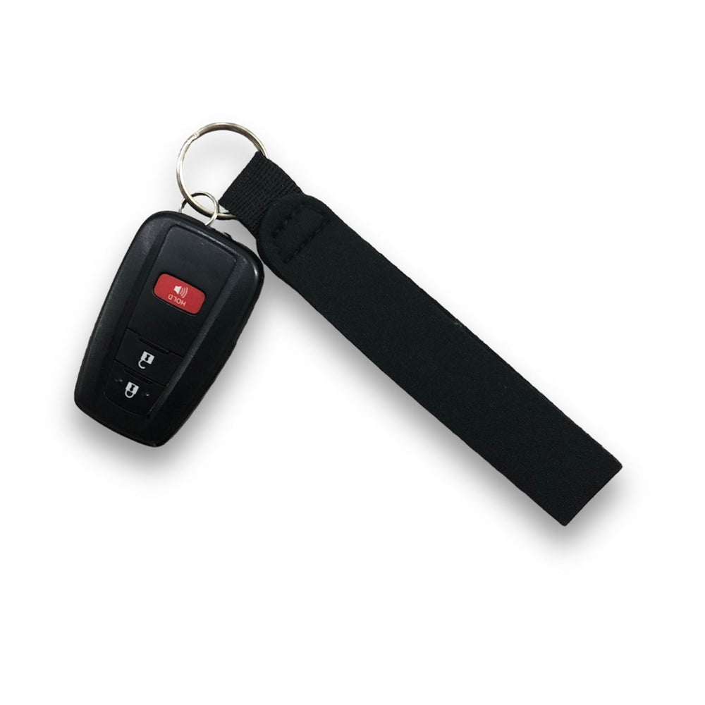 Black Wristlet Keychain