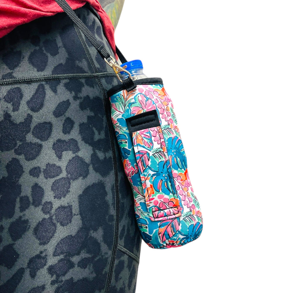 16oz Water Bottle Handler  W/ Carrying Strap