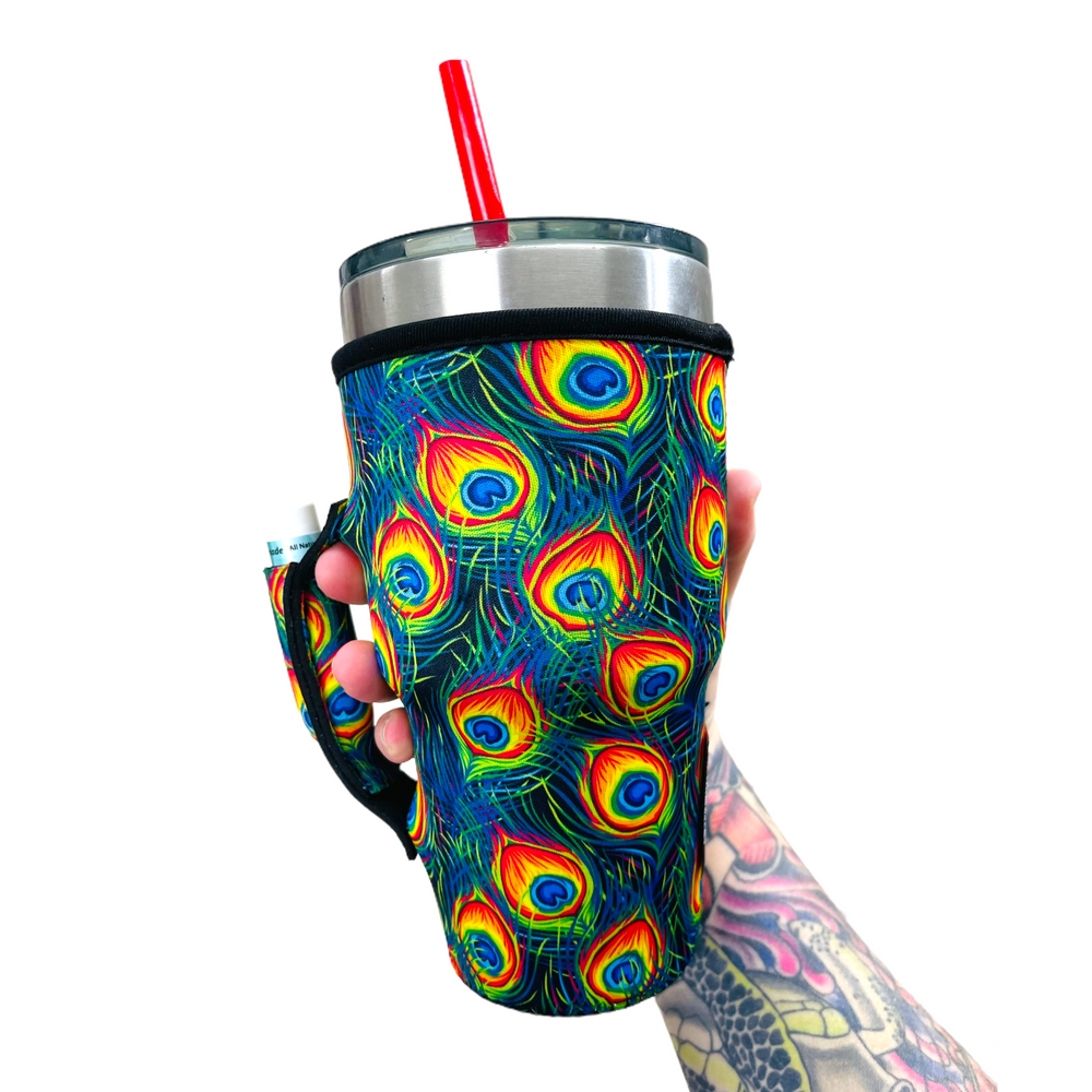 Peacock Feathers 30oz Tumbler Handler™