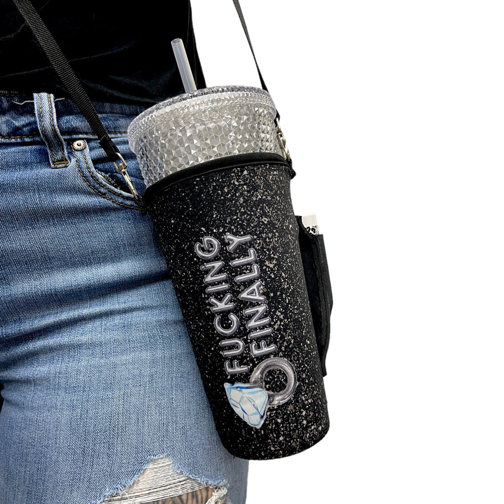 30oz Large Coffee Handler™ W/ Carrying Strap
