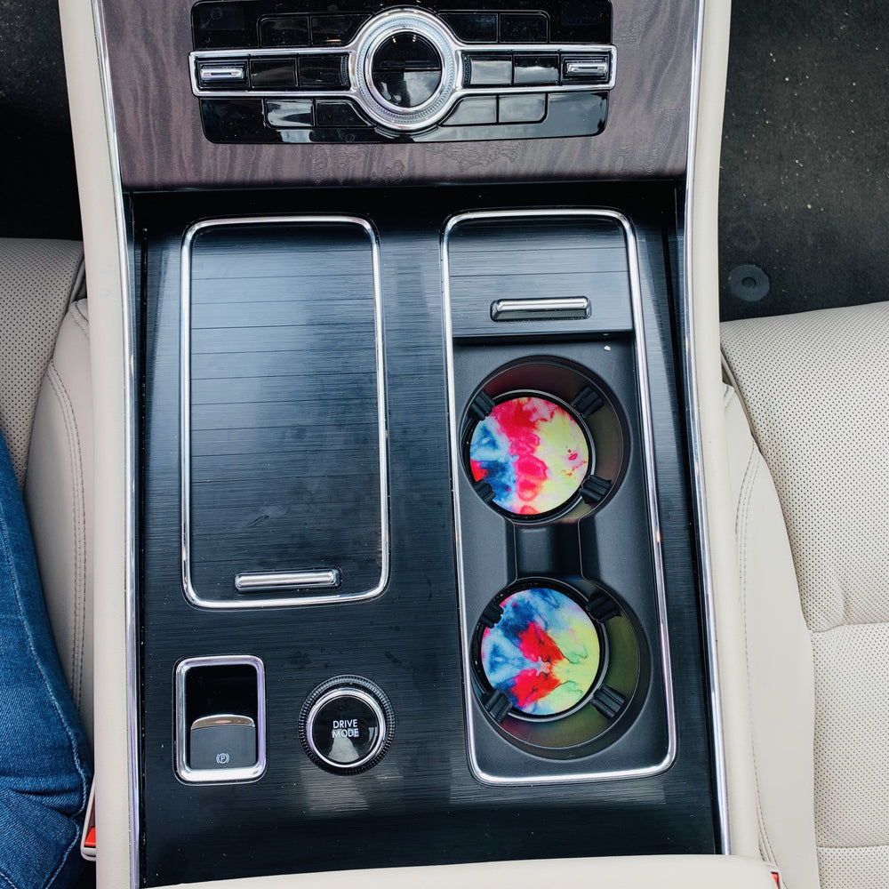 Tie dye Neoprene Car Coasters