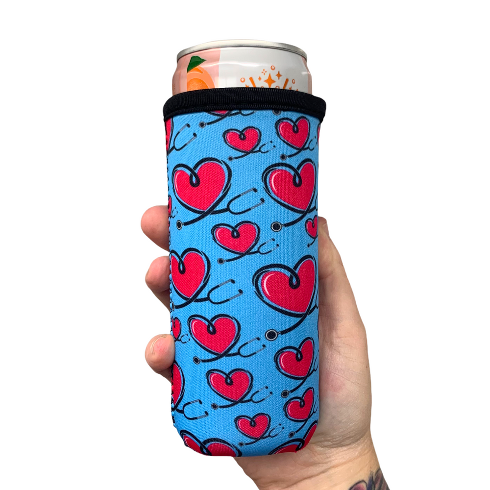 Love A Nurse 12oz Slim Can Cooler