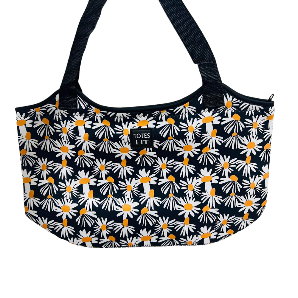 Daisy Neoprene Beach Tote