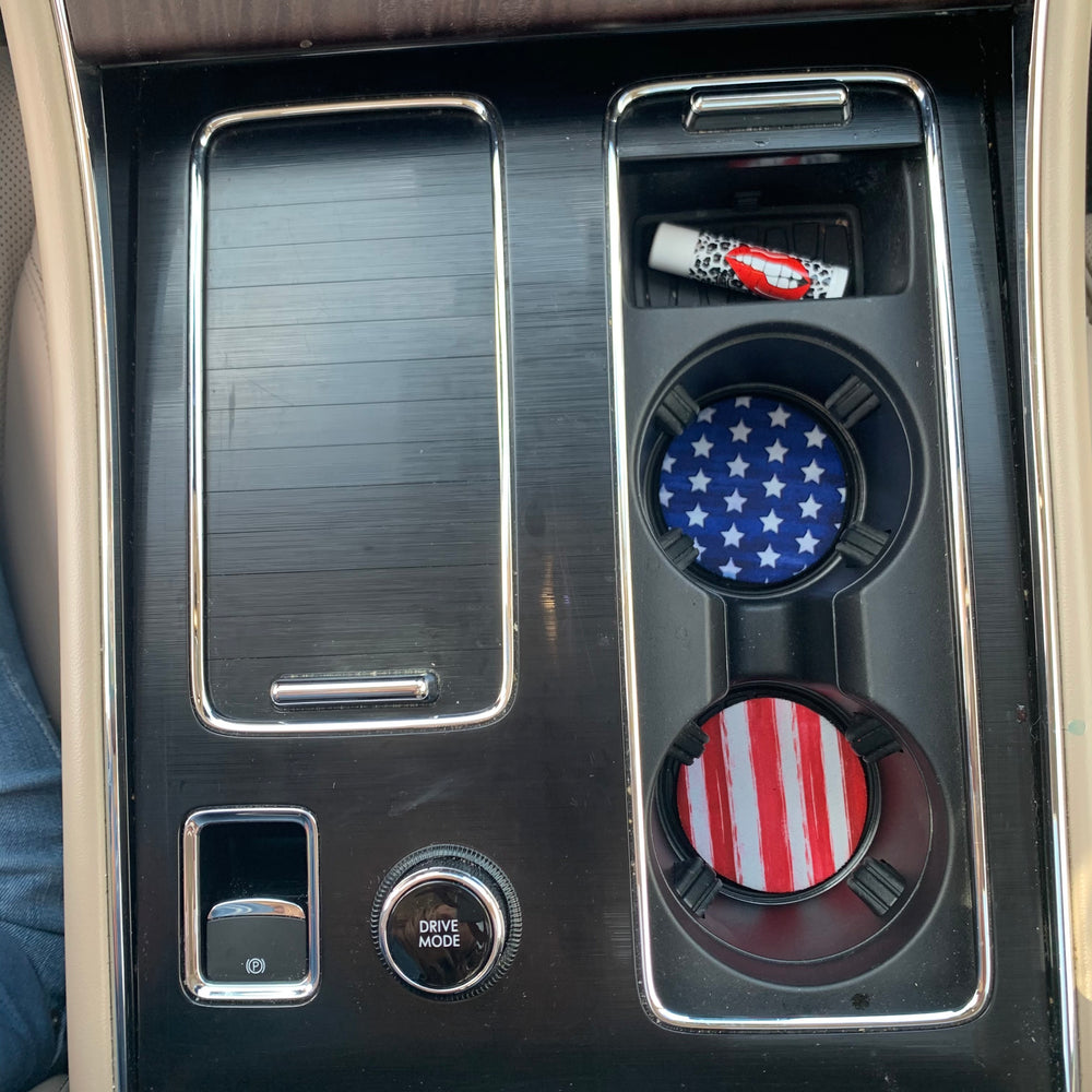 Merica Neoprene Car Coasters