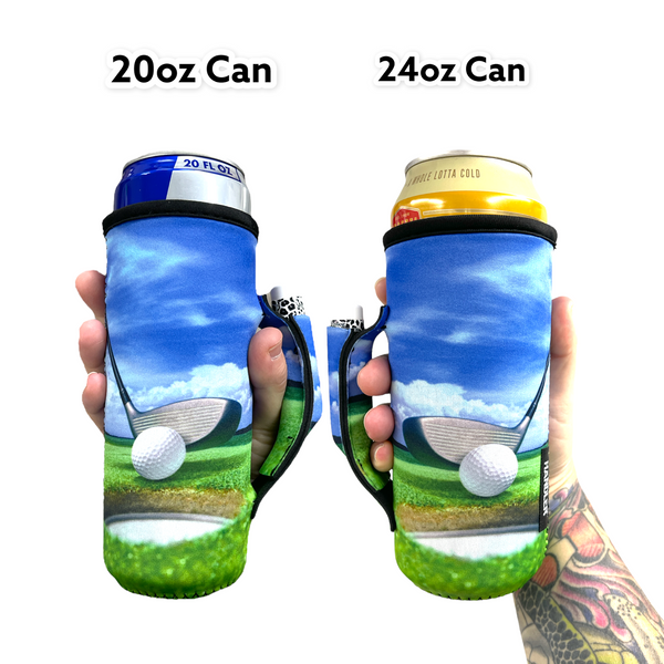 Golf 16-24oz Soda & Water Bottle / Tallboy Can Handler™