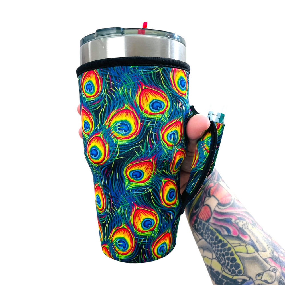 Peacock Feathers 30oz Tumbler Handler™