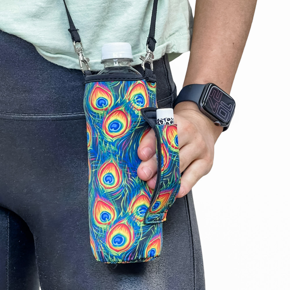 16oz Water Bottle Handler  W/ Carrying Strap