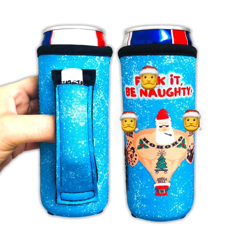 *EXPLICIT Santa 12oz Slim Can Handler™