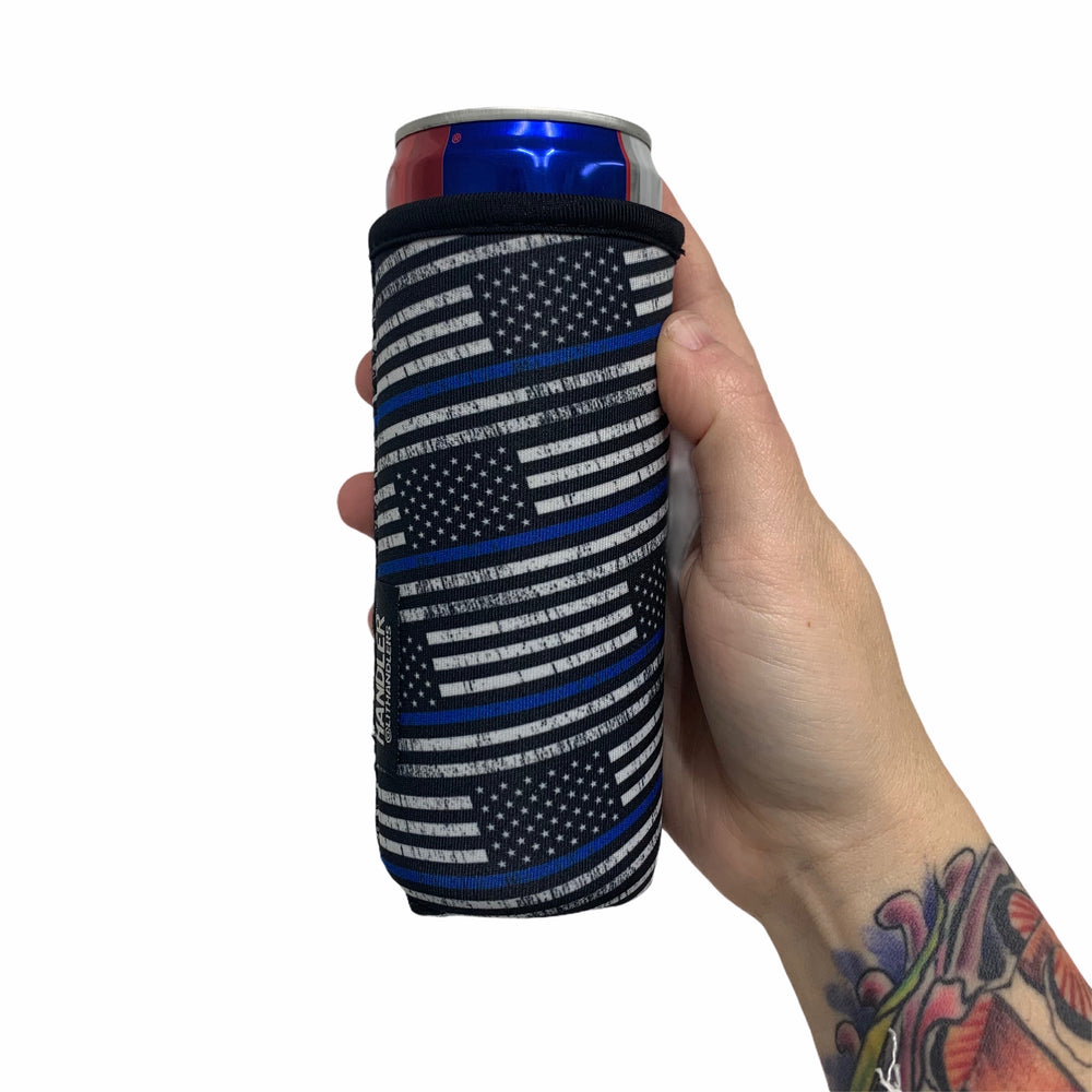 Back The Blue 12oz Slim Can Handler™