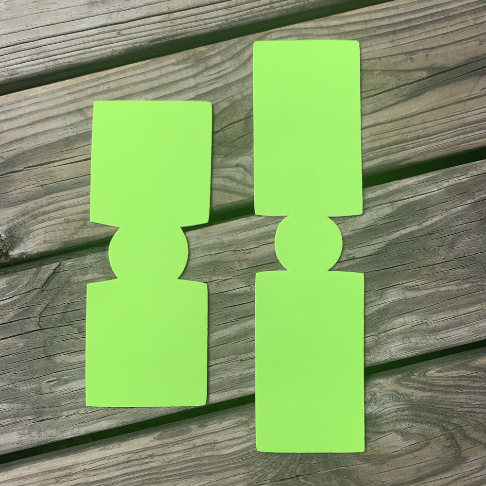 Lime Green Unsewn Can Cooler