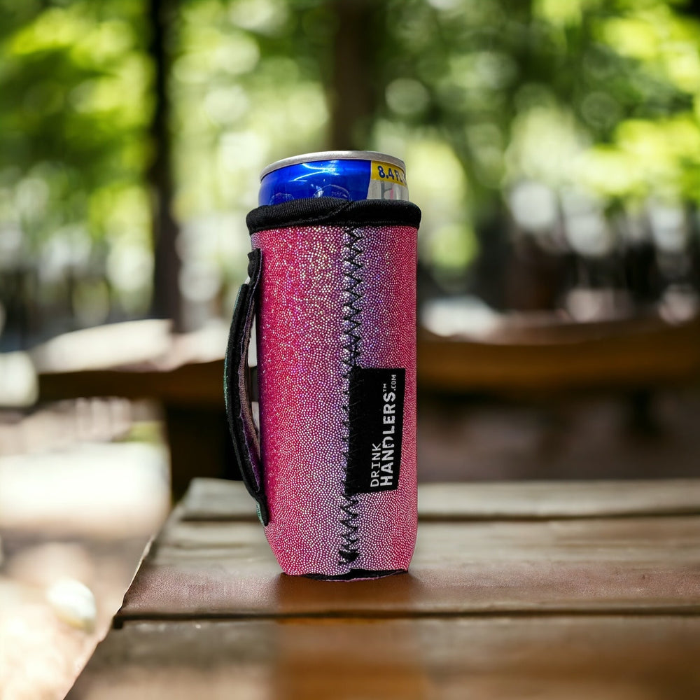 Iridescent Rainbow 8-10oz Slim Can Handler™ - Drink Handlers