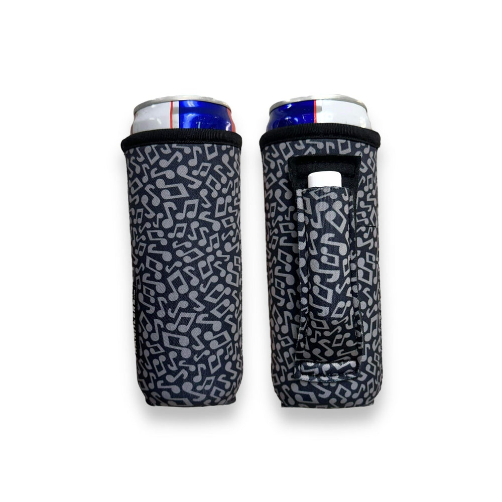 Music Notes 12oz Slim Can Handler™ - Drink Handlers