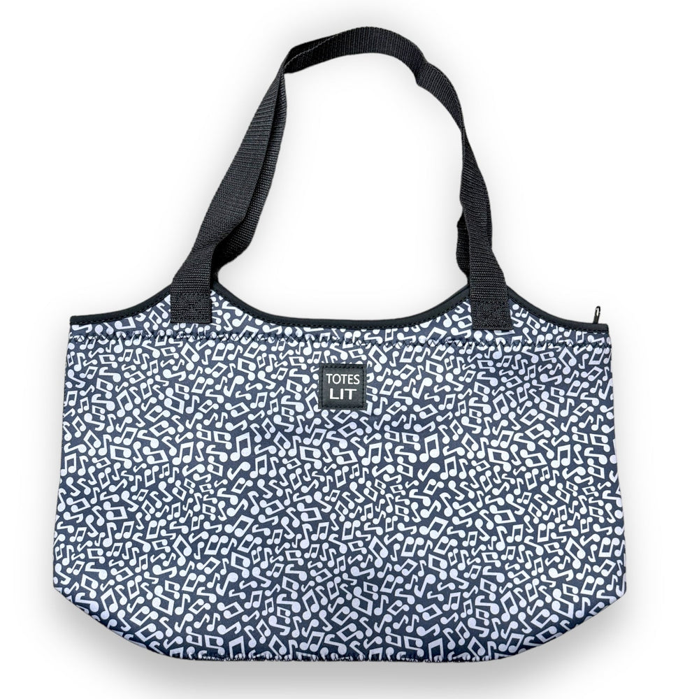 Music Notes Neoprene Tote - Drink Handlers