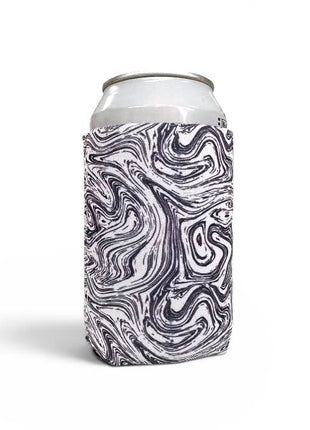 White Marble 12oz Regular Can Sleeve