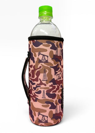 Oilfield Camo 16-24oz Soda & Water Bottle / Tallboy Can Handler™