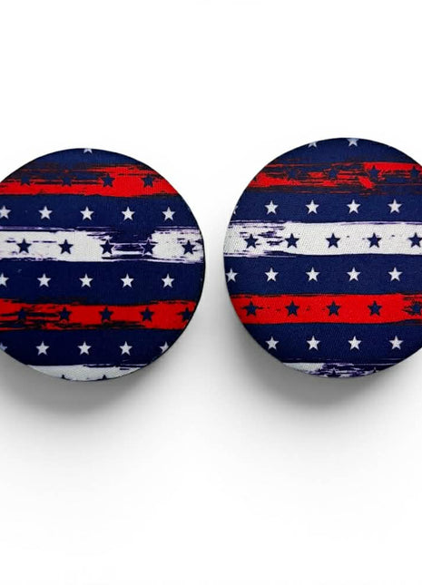 Stars & Stripes Neoprene Car Coasters